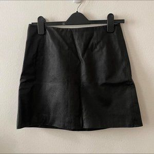 BB Dakota genuine leather mini skirt